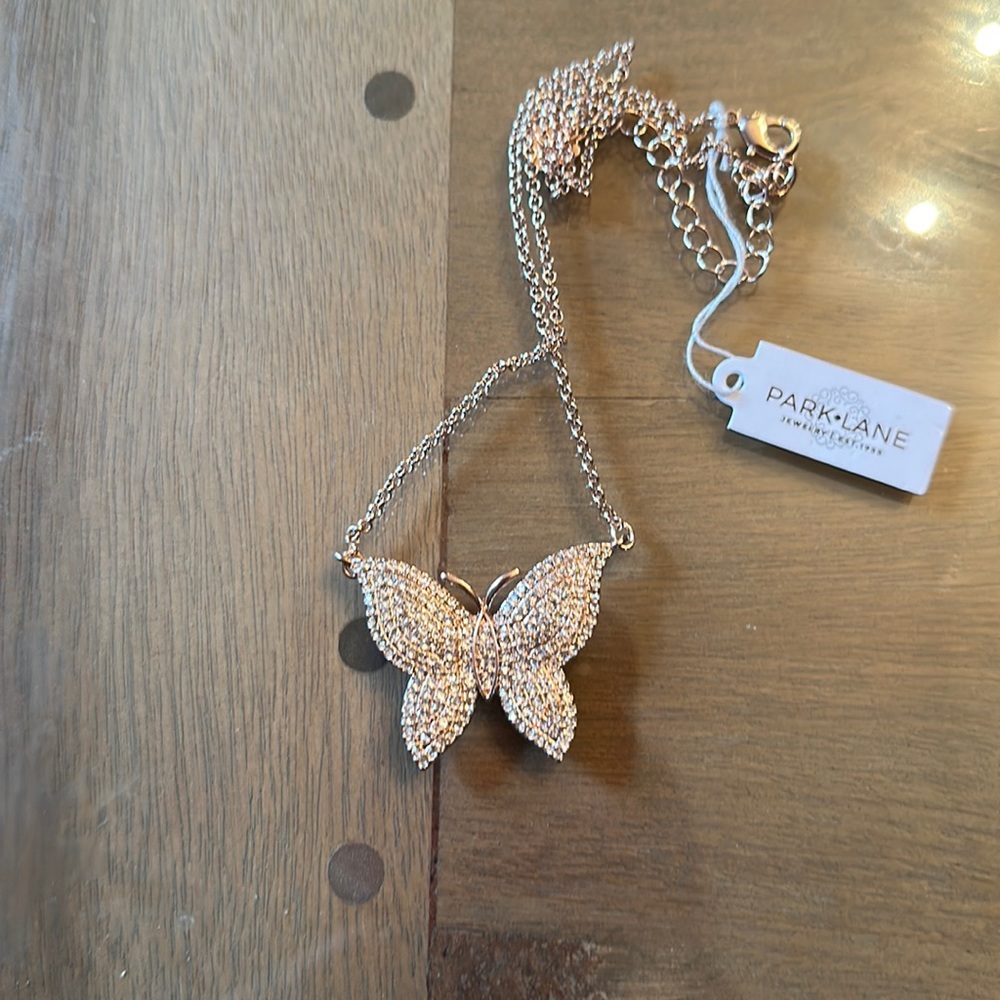 Butterfly Crystal Necklace
